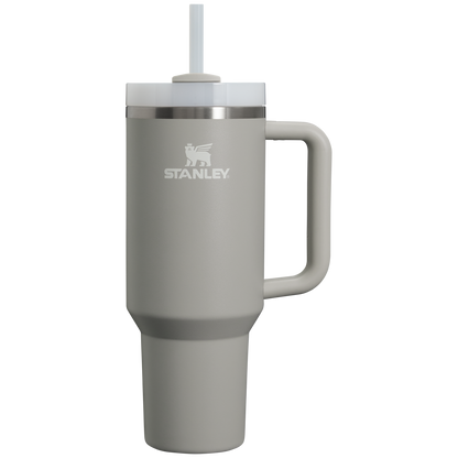 Splash-Resistant FlowState The Quencher H2.0 Flowstate Tumbler D050X - FlowState 3-Position Lid Insulated Travel Mug - Ash