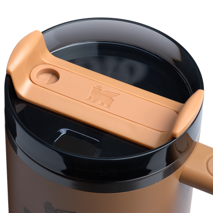 Splash-Resistant FlowState The Quencher H2.0 Flowstate Tumbler  | Stanley Create D332L - FlowState 3-Position Lid Insulated Travel Mug Detail