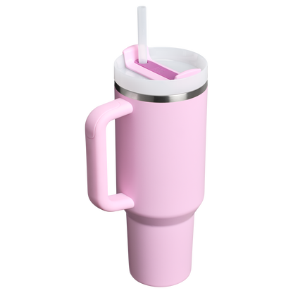 Splash-Resistant FlowState The Quencher H2.0 Flowstate Tumbler  | Stanley Create D332L - FlowState 3-Position Lid Insulated Travel Mug Detail