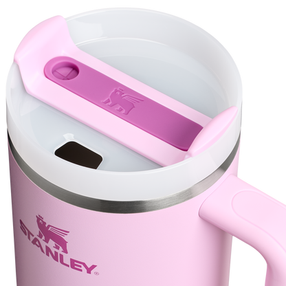 Splash-Resistant FlowState The Quencher H2.0 Flowstate Tumbler  | Stanley Create D332L - FlowState 3-Position Lid Insulated Travel Mug Detail
