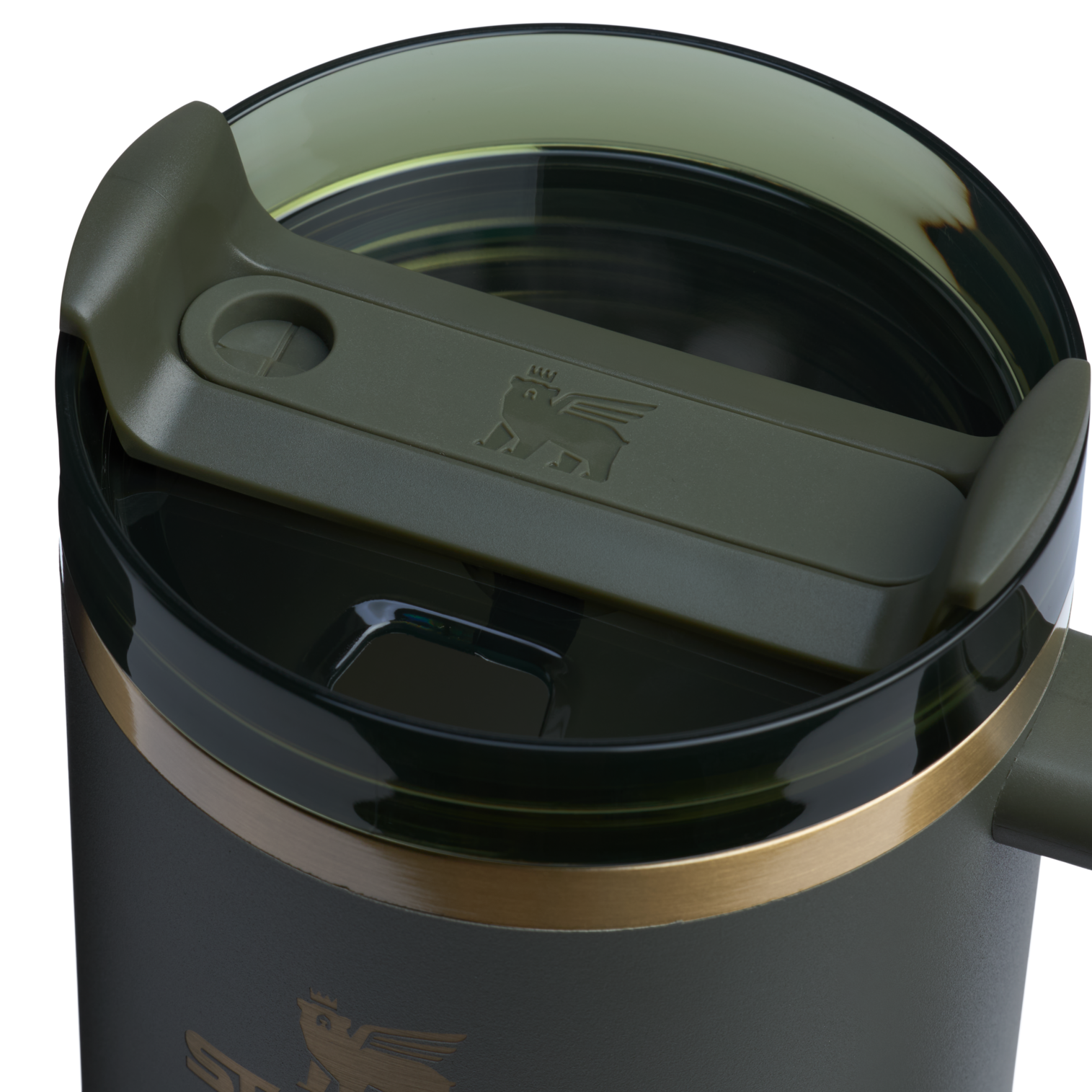 Splash-Resistant FlowState The Quencher H2.0 Flowstate Tumbler D050X - FlowState 3-Position Lid Insulated Travel Mug Detail