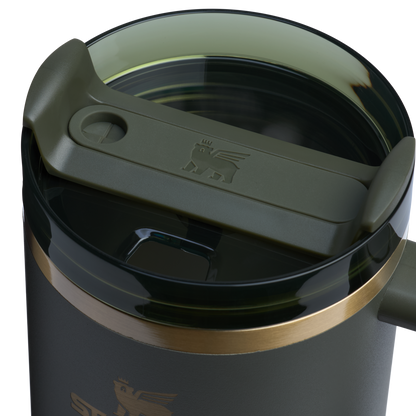 Splash-Resistant FlowState The Quencher H2.0 Flowstate Tumbler D050X - FlowState 3-Position Lid Insulated Travel Mug Detail