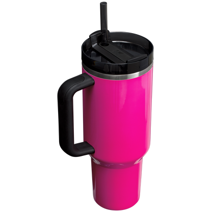 Splash-Resistant FlowState The Quencher H2.0 Flowstate Tumbler  | Stanley Create D332L - FlowState 3-Position Lid Insulated Travel Mug Detail