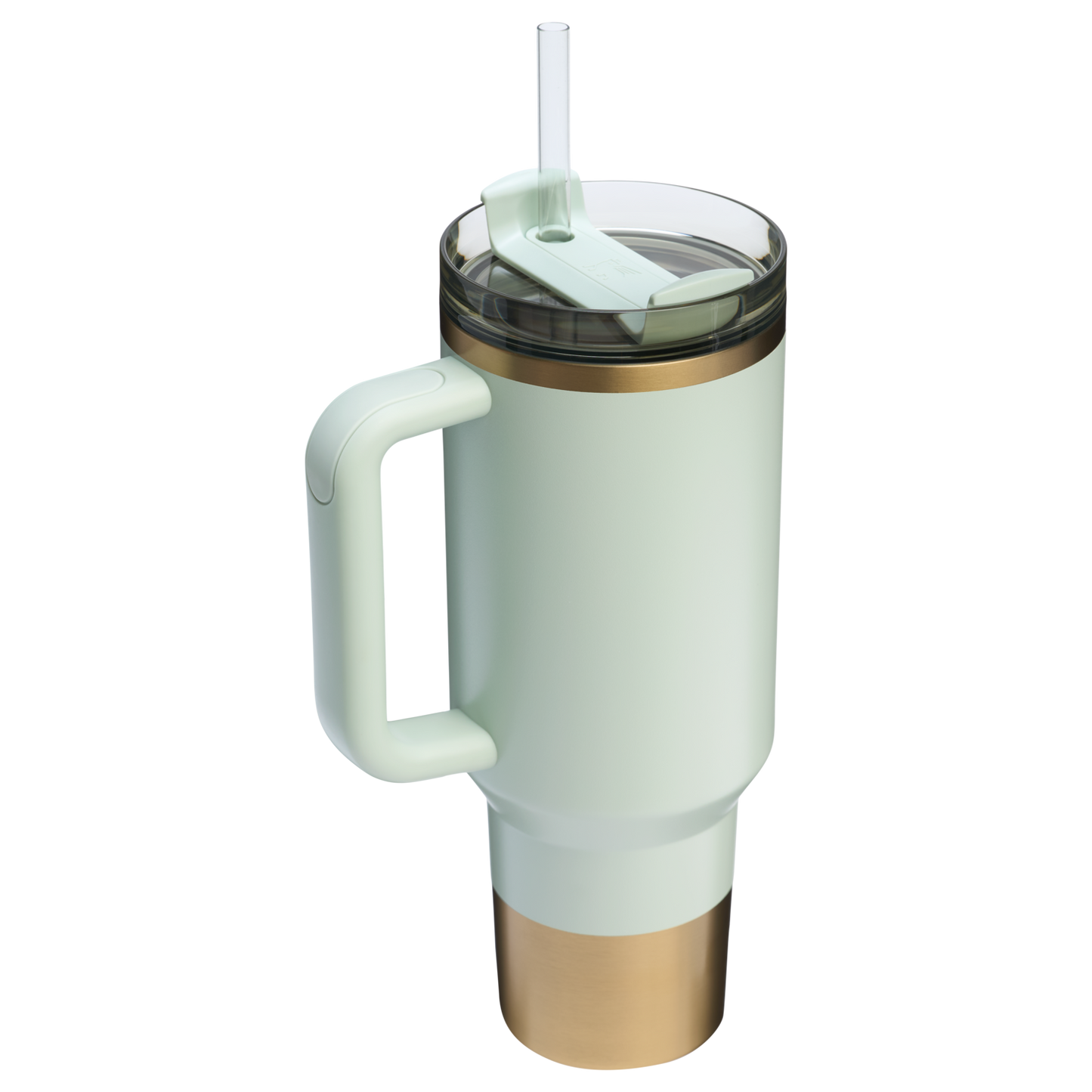 Splash-Resistant FlowState The Quencher H2.0 Flowstate Tumbler  | Stanley Create D332L - FlowState 3-Position Lid Insulated Travel Mug Detail