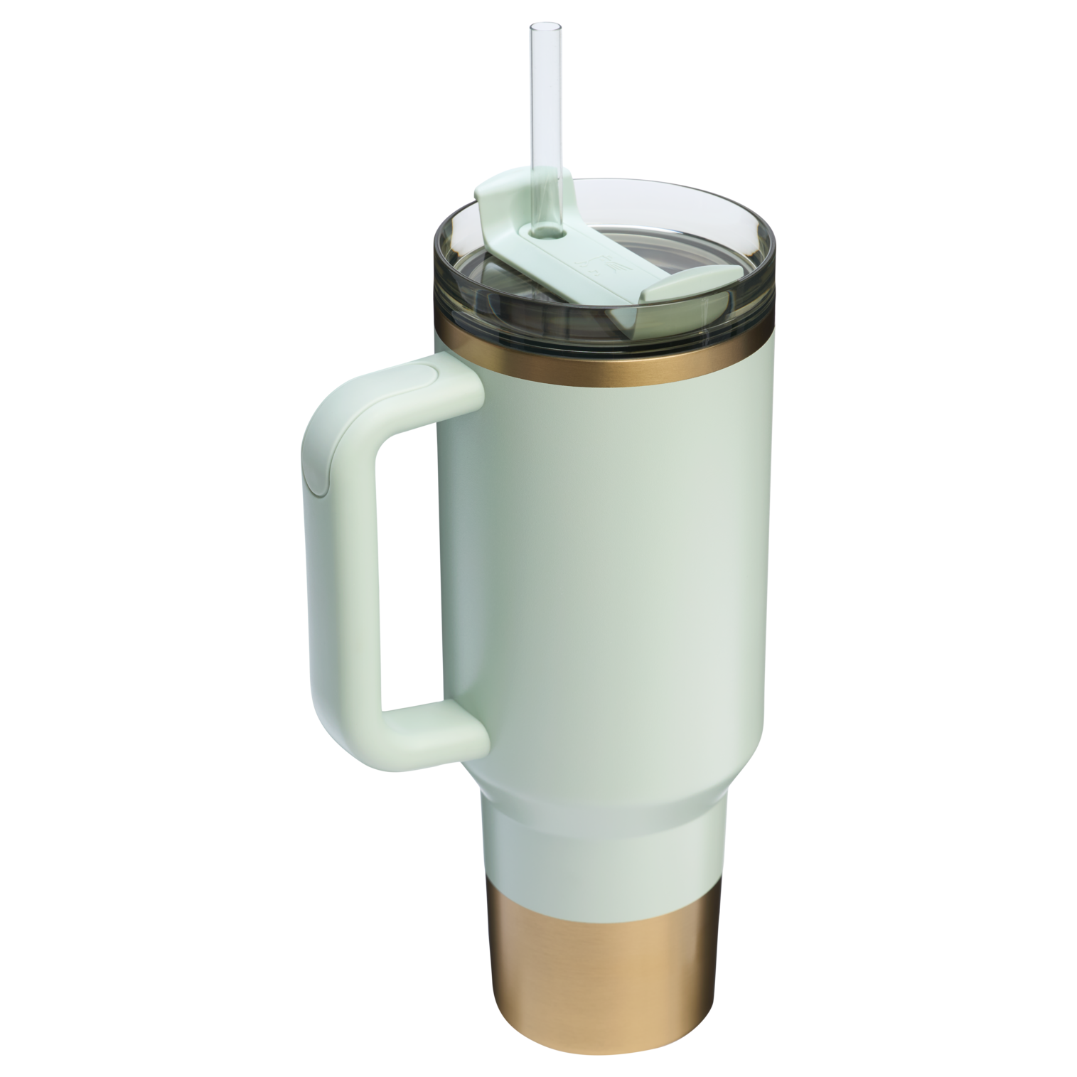 Splash-Resistant FlowState The Quencher H2.0 Flowstate Tumbler  | Stanley Create D332L - FlowState 3-Position Lid Insulated Travel Mug Detail