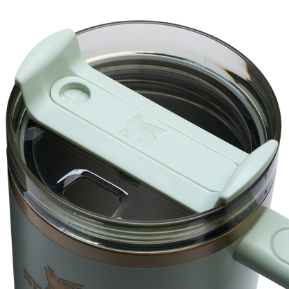 Splash-Resistant FlowState The Quencher H2.0 Flowstate Tumbler D050X - FlowState 3-Position Lid Insulated Travel Mug Detail