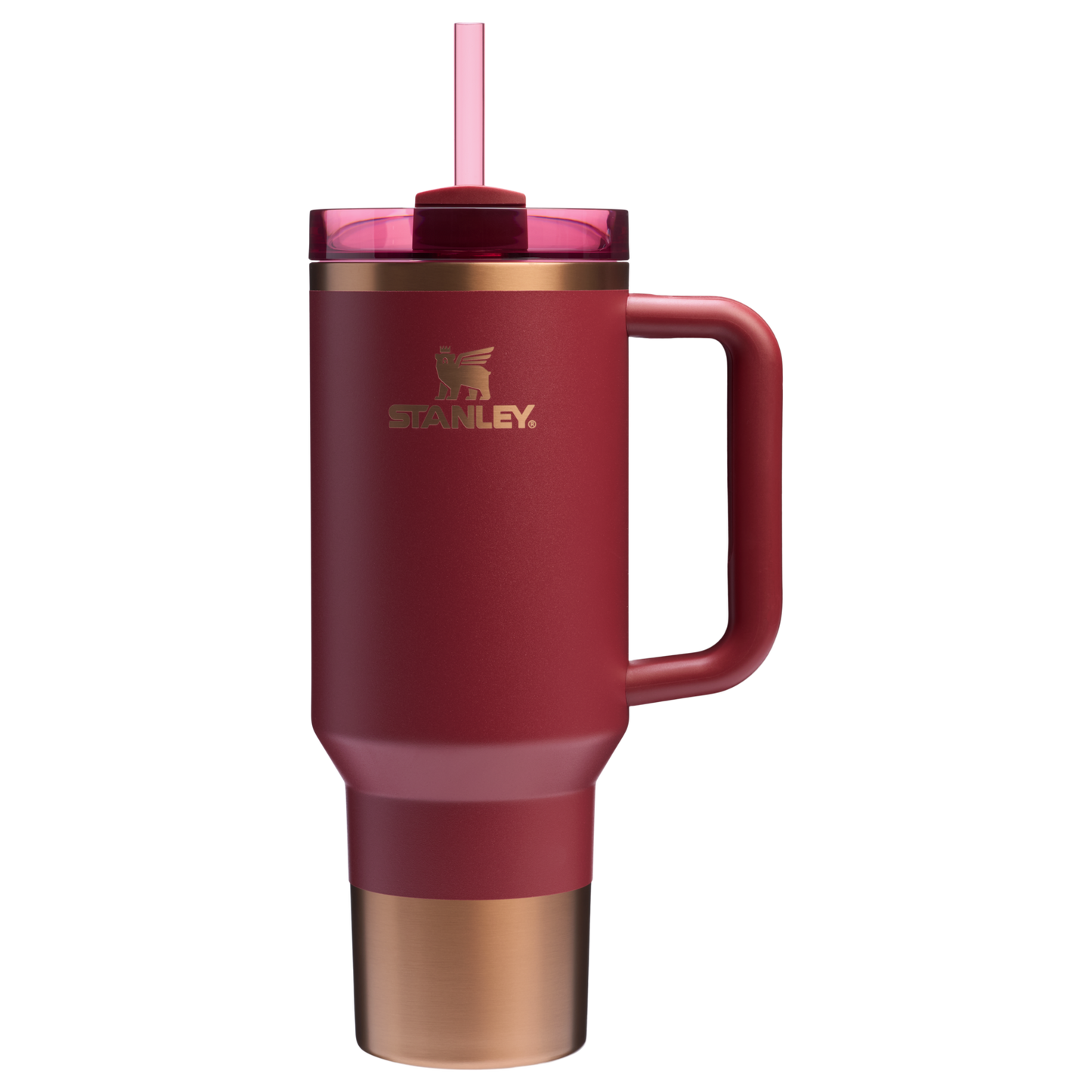 Splash-Resistant FlowState The Quencher H2.0 Flowstate Tumbler  | Stanley Create D332L - FlowState 3-Position Lid Insulated Travel Mug Detail