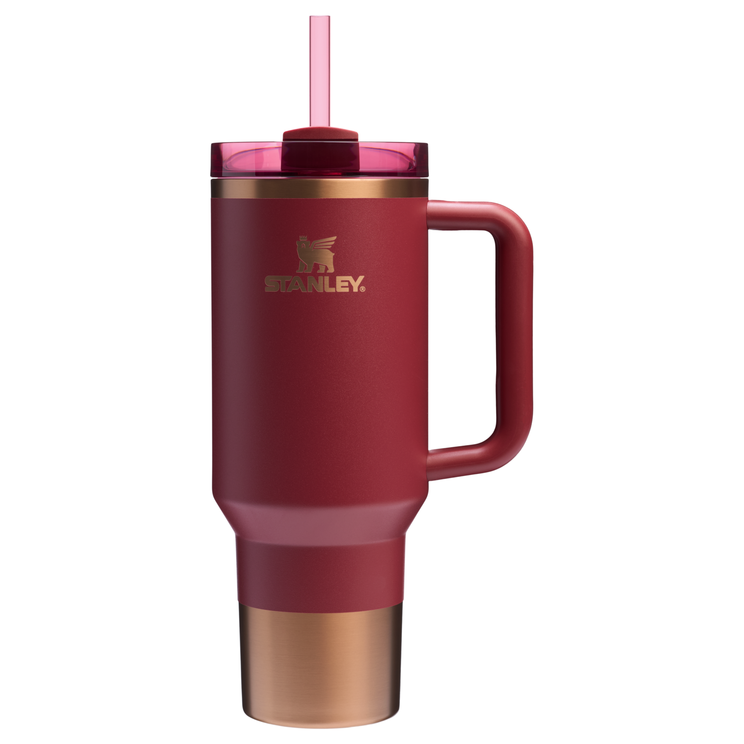 Splash-Resistant FlowState The Quencher H2.0 Flowstate Tumbler  | Stanley Create D332L - FlowState 3-Position Lid Insulated Travel Mug Detail
