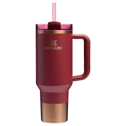 Splash-Resistant FlowState The Quencher H2.0 Flowstate Tumbler  | Stanley Create D332L - FlowState 3-Position Lid Insulated Travel Mug Detail