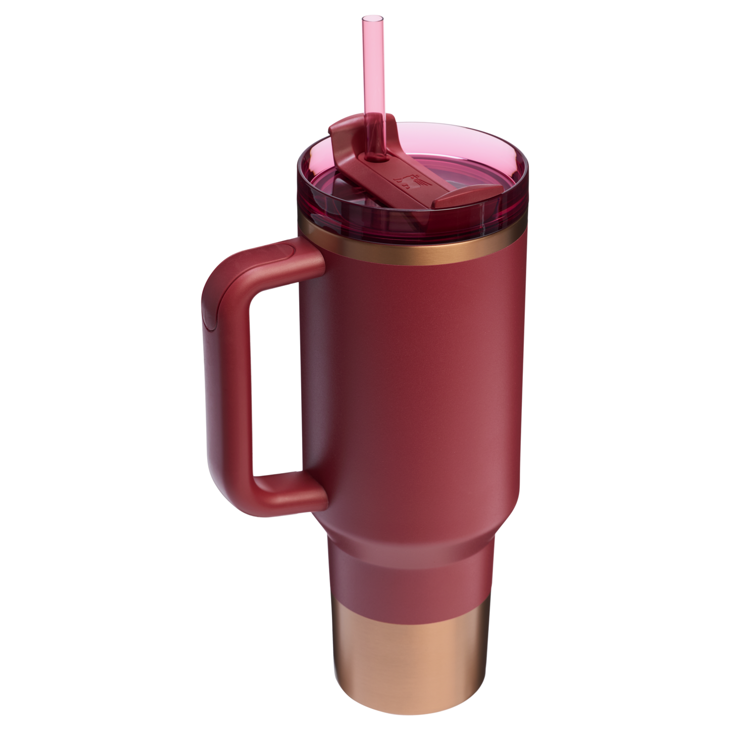 Splash-Resistant FlowState The Quencher H2.0 Flowstate Tumbler  | Stanley Create D332L - FlowState 3-Position Lid Insulated Travel Mug Detail