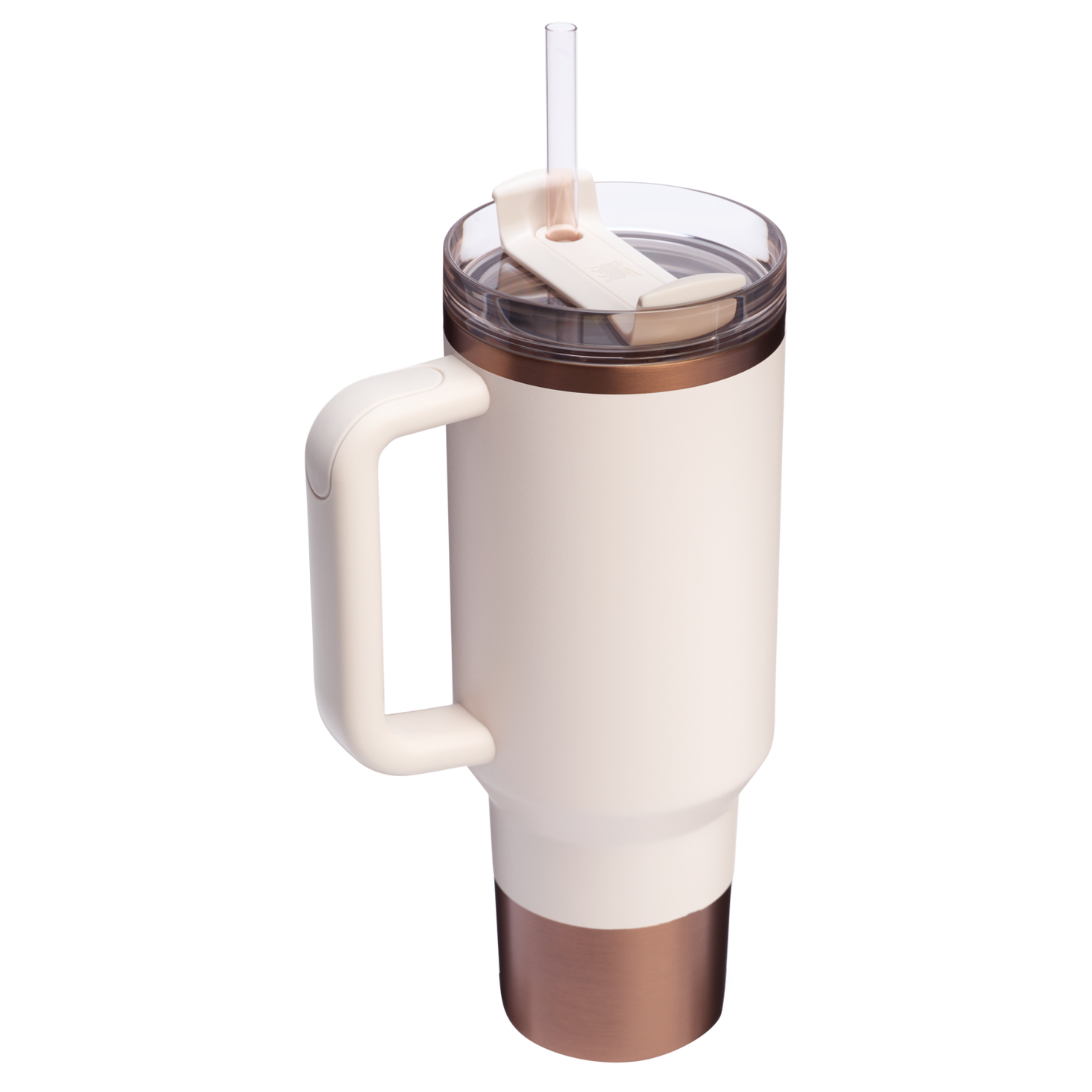 Splash-Resistant FlowState The Quencher H2.0 Flowstate Tumbler  | Stanley Create D332L - FlowState 3-Position Lid Insulated Travel Mug Detail