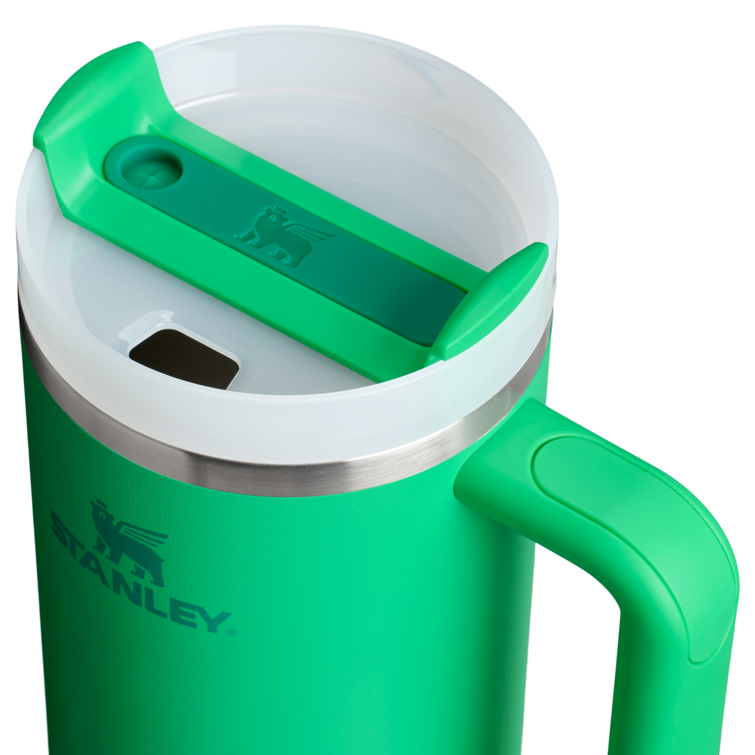 Splash-Resistant FlowState The Quencher H2.0 Flowstate Tumbler D050X - FlowState 3-Position Lid Insulated Travel Mug Detail