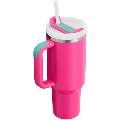 Splash-Resistant FlowState The Quencher H2.0 Flowstate Tumbler D050X - FlowState 3-Position Lid Insulated Travel Mug Detail