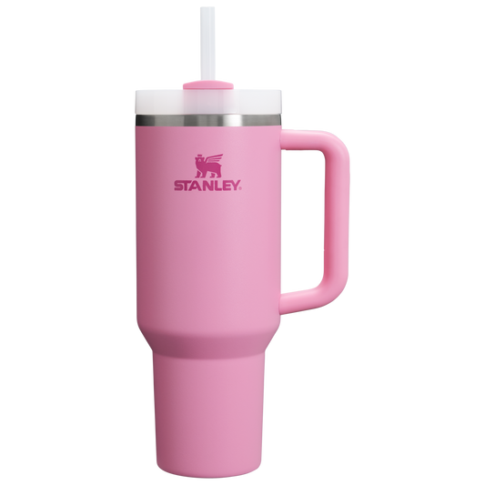 Splash-Resistant FlowState The Quencher H2.0 Flowstate Tumbler  | Stanley Create D332L - FlowState 3-Position Lid Insulated Travel Mug - Peony