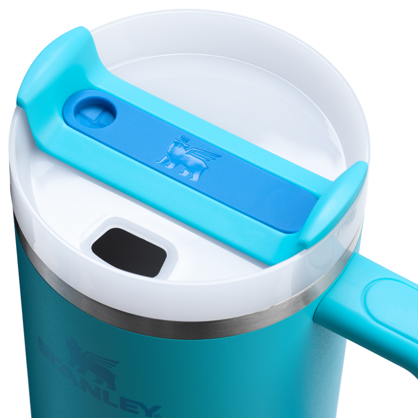 Splash-Resistant FlowState The Quencher H2.0 Flowstate Tumbler D050X - FlowState 3-Position Lid Insulated Travel Mug Detail