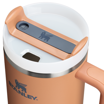 Splash-Resistant FlowState The Quencher H2.0 Flowstate Tumbler  | Stanley Create D332L - FlowState 3-Position Lid Insulated Travel Mug Detail