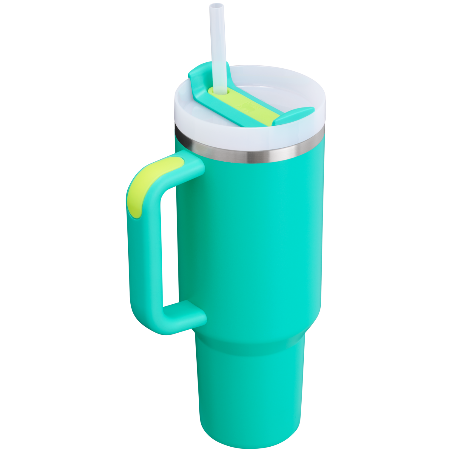 Splash-Resistant FlowState The Quencher H2.0 Flowstate Tumbler  | Stanley Create D332L - FlowState 3-Position Lid Insulated Travel Mug Detail