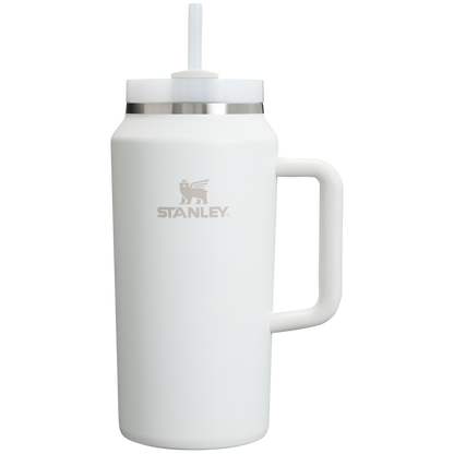 Car-Cup Friendly The Quencher H2.0 Flowstate Tumbler D033Q - Double-Wall Vacuum Insulated Travel Tumbler with Straw - Frost