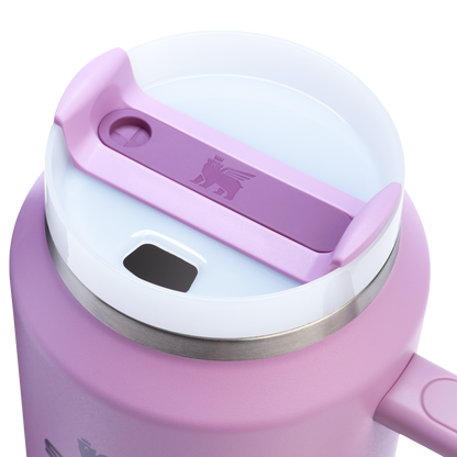 Car-Cup Friendly The Quencher H2.0 Flowstate Tumbler D033Q - Double-Wall Vacuum Insulated Travel Tumbler with Straw Detail