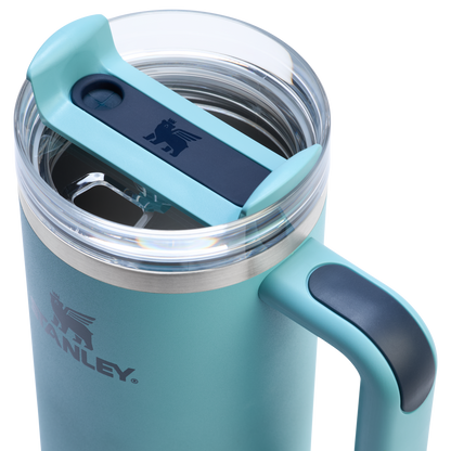 Car-Cup Friendly The Quencher H2.0 Flowstate Tumbler | Stanley Create D331C - FlowState 3-Position Lid Insulated Travel Mug Detail