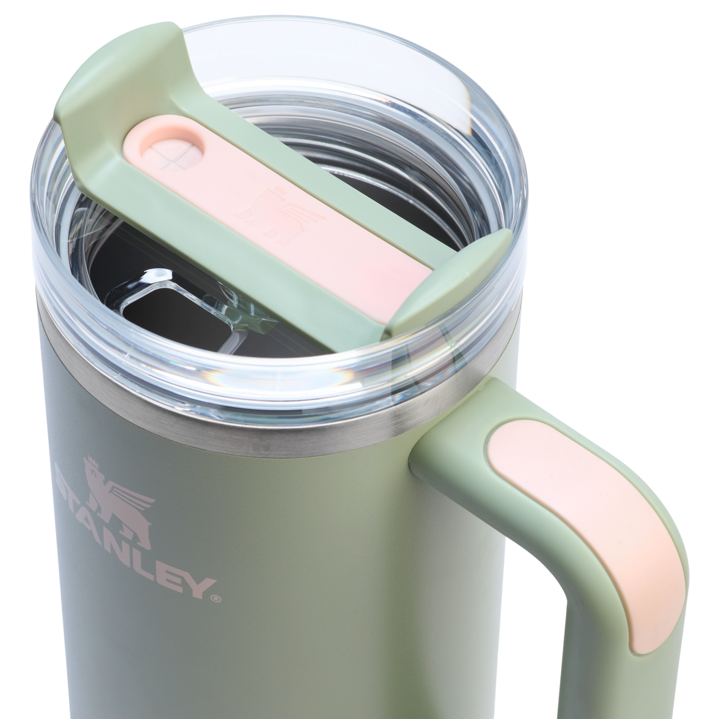 Car-Cup Friendly The Quencher H2.0 Flowstate Tumbler | Stanley Create D331C - FlowState 3-Position Lid Insulated Travel Mug Detail