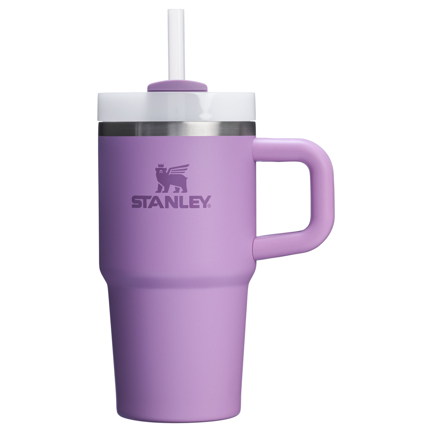 Insulated Travel The Quencher H2.O Flowstate Tumbler with Handle | Stanley Create D309N - Double-Wall Vacuum Insulated Travel Tumbler with Straw Detail