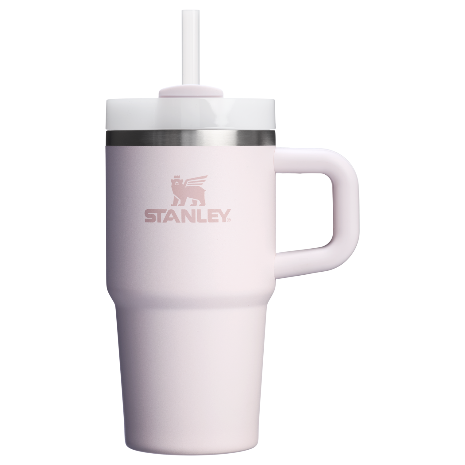 Insulated Travel The Quencher H2.O Flowstate Tumbler with Handle | Stanley Create D309N - Double-Wall Vacuum Insulated Travel Tumbler with Straw Detail