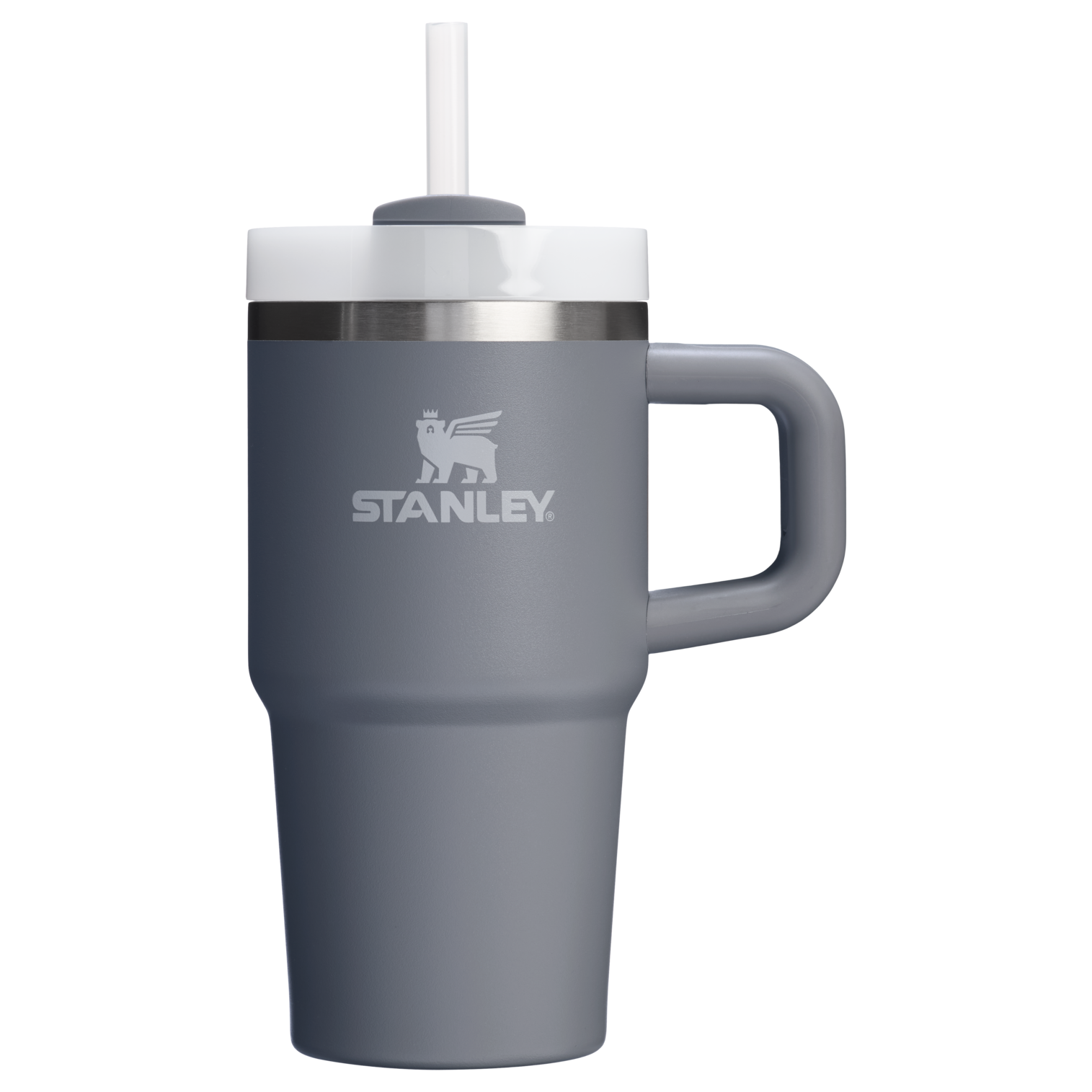 Insulated Travel The Quencher H2.O Flowstate Tumbler with Handle | Stanley Create D309N - Double-Wall Vacuum Insulated Travel Tumbler with Straw Detail
