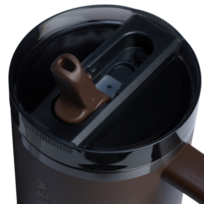 Splash-Resistant FlowState The Quencher H2.0 Flowstate Tumbler D050X - FlowState 3-Position Lid Insulated Travel Mug Detail