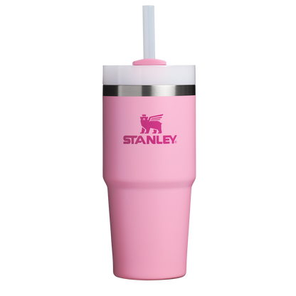 Insulated Travel The Quencher H2.0 Flowstate Tumbler  | Stanley Create D329E - Double-Wall Vacuum Insulated Travel Tumbler with Straw Detail