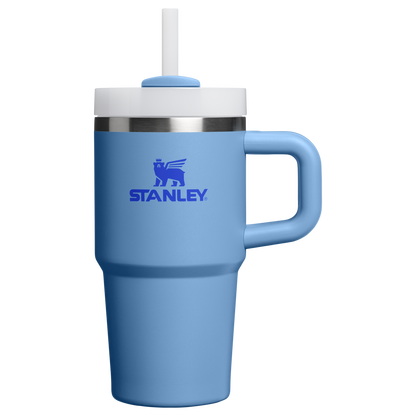 Splash-Resistant FlowState The Quencher H2.O Flowstate Tumbler D069R - Premium Stainless Steel Straw Cup for All-Day Hydration - Blue Sky