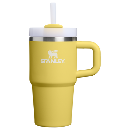 Splash-Resistant FlowState The Quencher H2.O Flowstate Tumbler D069R - Premium Stainless Steel Straw Cup for All-Day Hydration - Daffodil