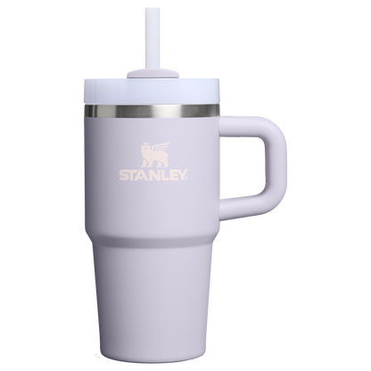 Splash-Resistant FlowState The Quencher H2.O Flowstate Tumbler | Stanley Create D274S - 40oz Large Capacity Car-Cup Friendly Quencher - Purple Dust