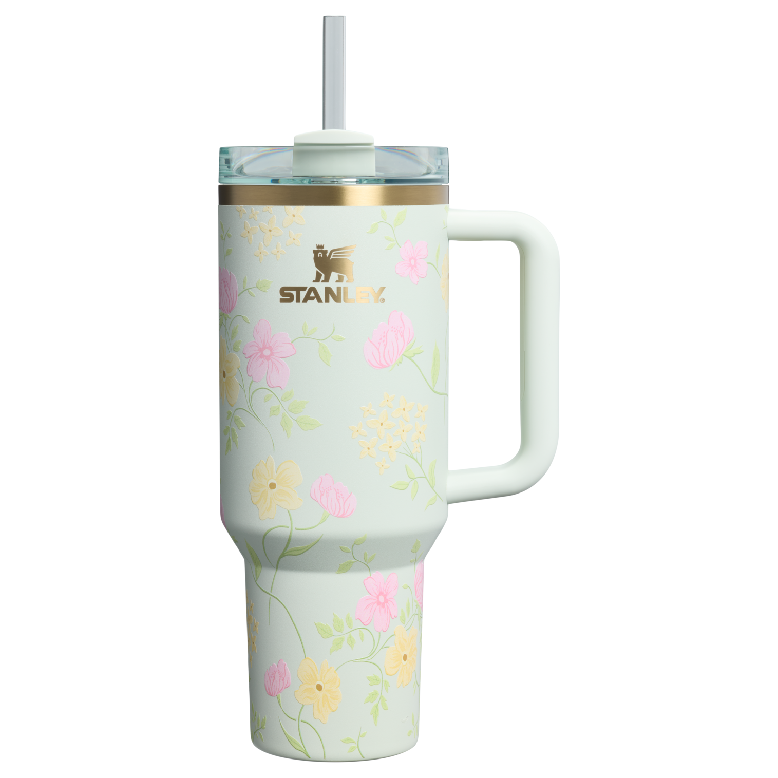 Car-Cup Friendly The Easter Quencher H2.0 Flowstate Tumbler D256K - FlowState 3-Position Lid Insulated Travel Mug - Spring Blossoms