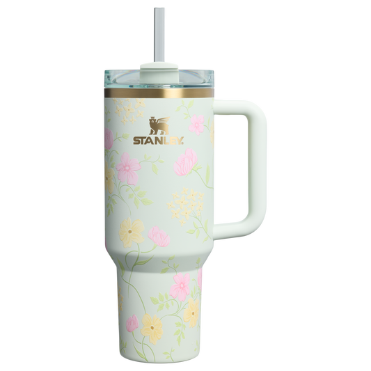 Car-Cup Friendly The Easter Quencher H2.0 Flowstate Tumbler D256K - FlowState 3-Position Lid Insulated Travel Mug - Spring Blossoms