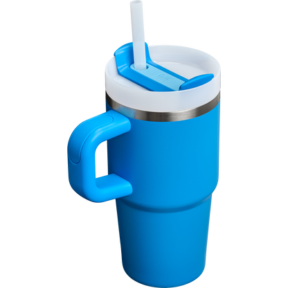 Insulated Travel The Quencher H2.O Flowstate Tumbler with Handle | Stanley Create D309N - Double-Wall Vacuum Insulated Travel Tumbler with Straw Detail