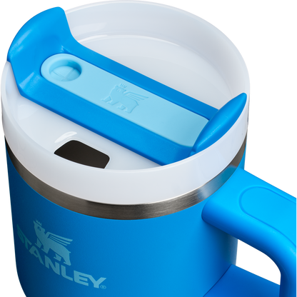 Insulated Travel The Quencher H2.O Flowstate Tumbler with Handle | Stanley Create D309N - Double-Wall Vacuum Insulated Travel Tumbler with Straw Detail