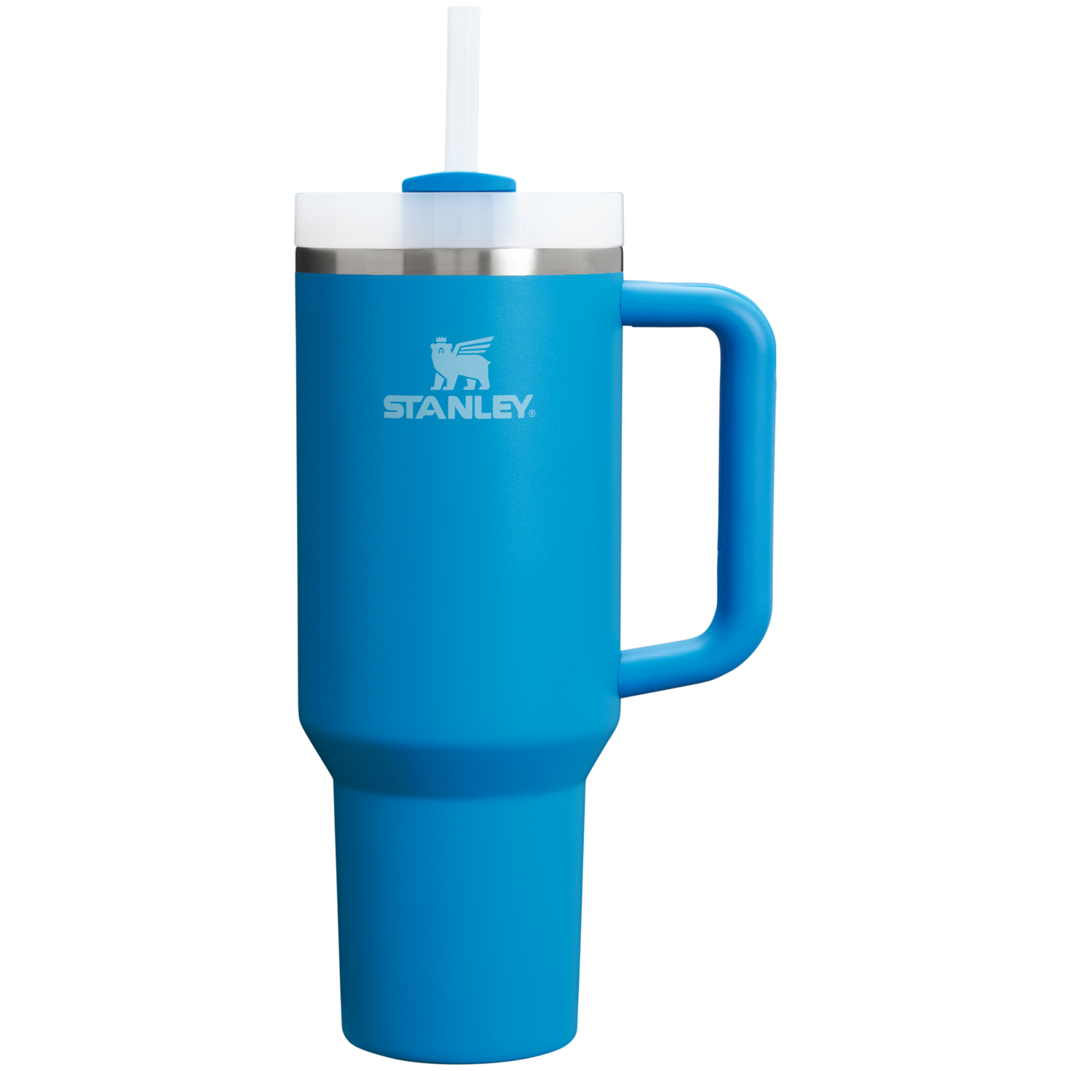 Splash-Resistant FlowState The Quencher H2.0 Flowstate Tumbler D050X - FlowState 3-Position Lid Insulated Travel Mug - Azure
