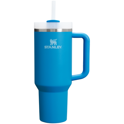 Splash-Resistant FlowState The Quencher H2.0 Flowstate Tumbler D050X - FlowState 3-Position Lid Insulated Travel Mug - Azure