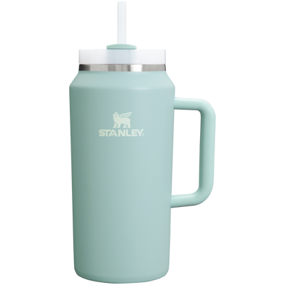 Car-Cup Friendly The Quencher H2.0 Flowstate Tumbler D365U - 40oz Large Capacity Car-Cup Friendly Quencher - Seafoam