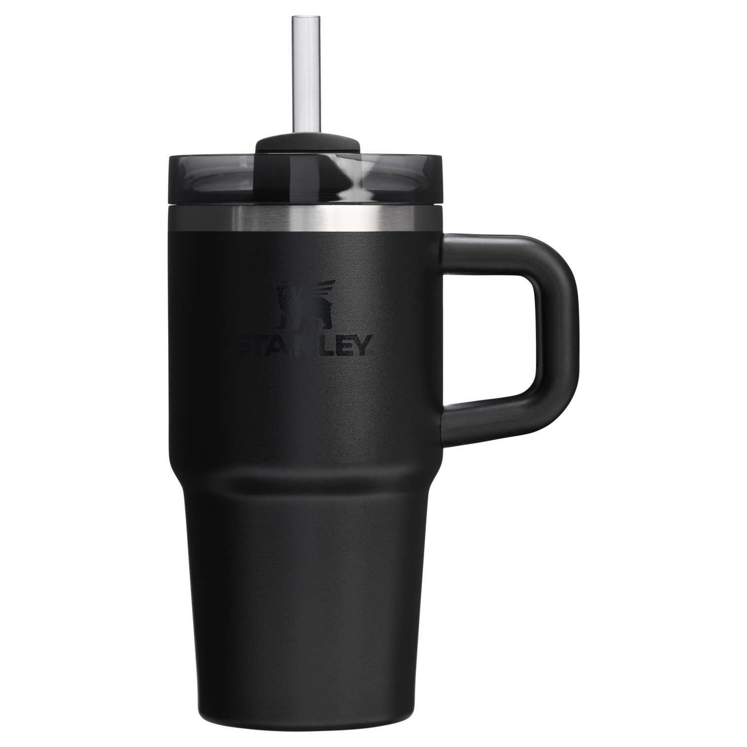 Splash-Resistant FlowState The Quencher H2.O Flowstate Tumbler D069R - Premium Stainless Steel Straw Cup for All-Day Hydration - Black 2.0