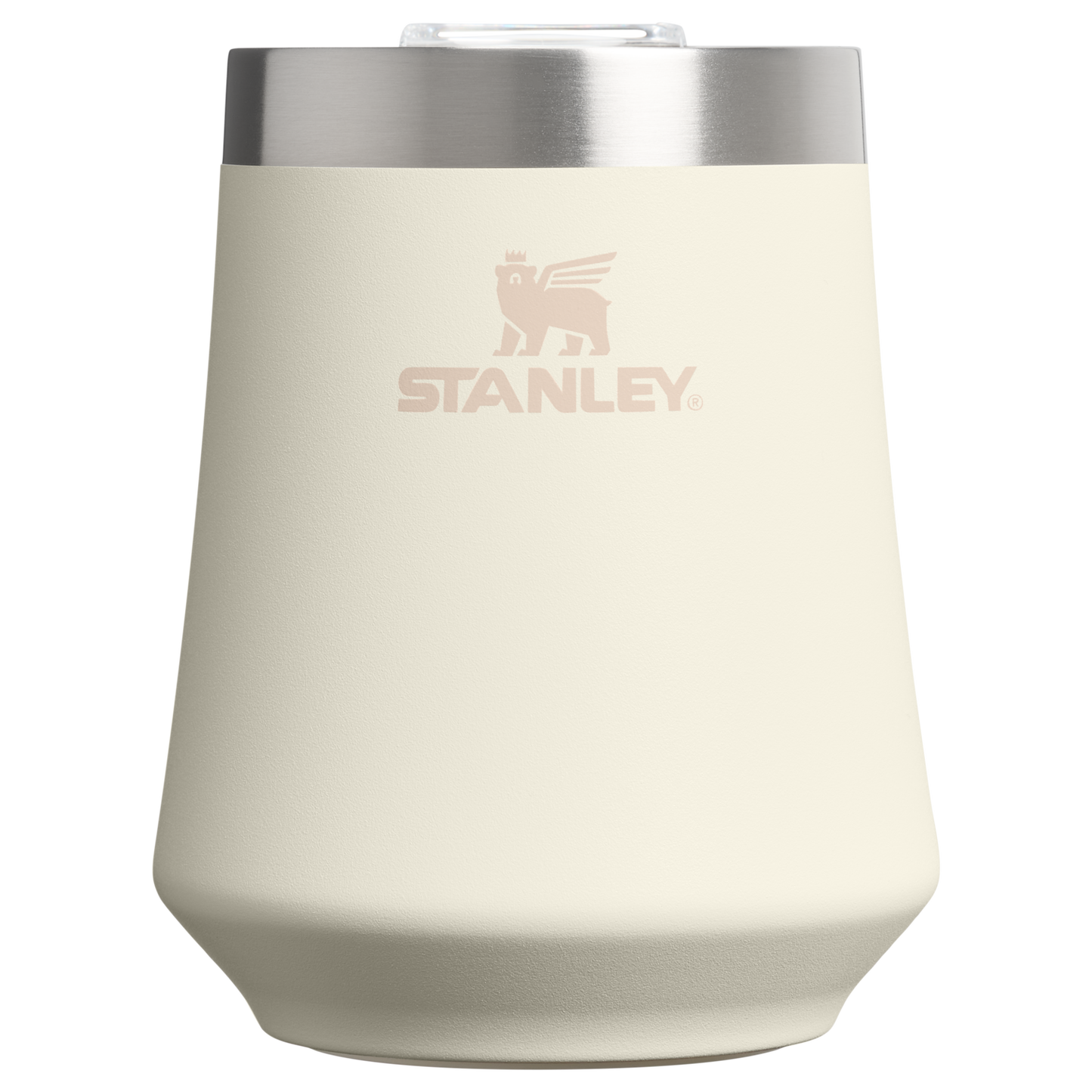 Premium Matte The Reserve Wine Tumbler D125V - Reserve Collection Stainless Steel Whiskey Cup - Cream
