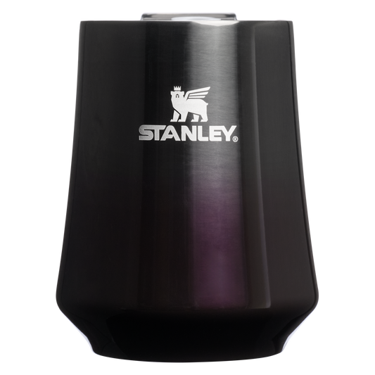 Shatterproof Luxury The Halloween Reserve Wine Tumbler D364P - Reserve Collection Stainless Steel Whiskey Cup - Purple Night Shine