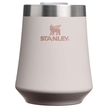 Premium Matte The Reserve Wine Tumbler D125V - Reserve Collection Stainless Steel Whiskey Cup - Rose Quartz