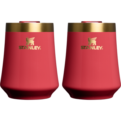 Vacuum Insulated Wine The Cheers & Cheer Reserve Wine Tumbler | 2-pack D190T - Reserve Collection Stainless Steel Whiskey Cup Detail