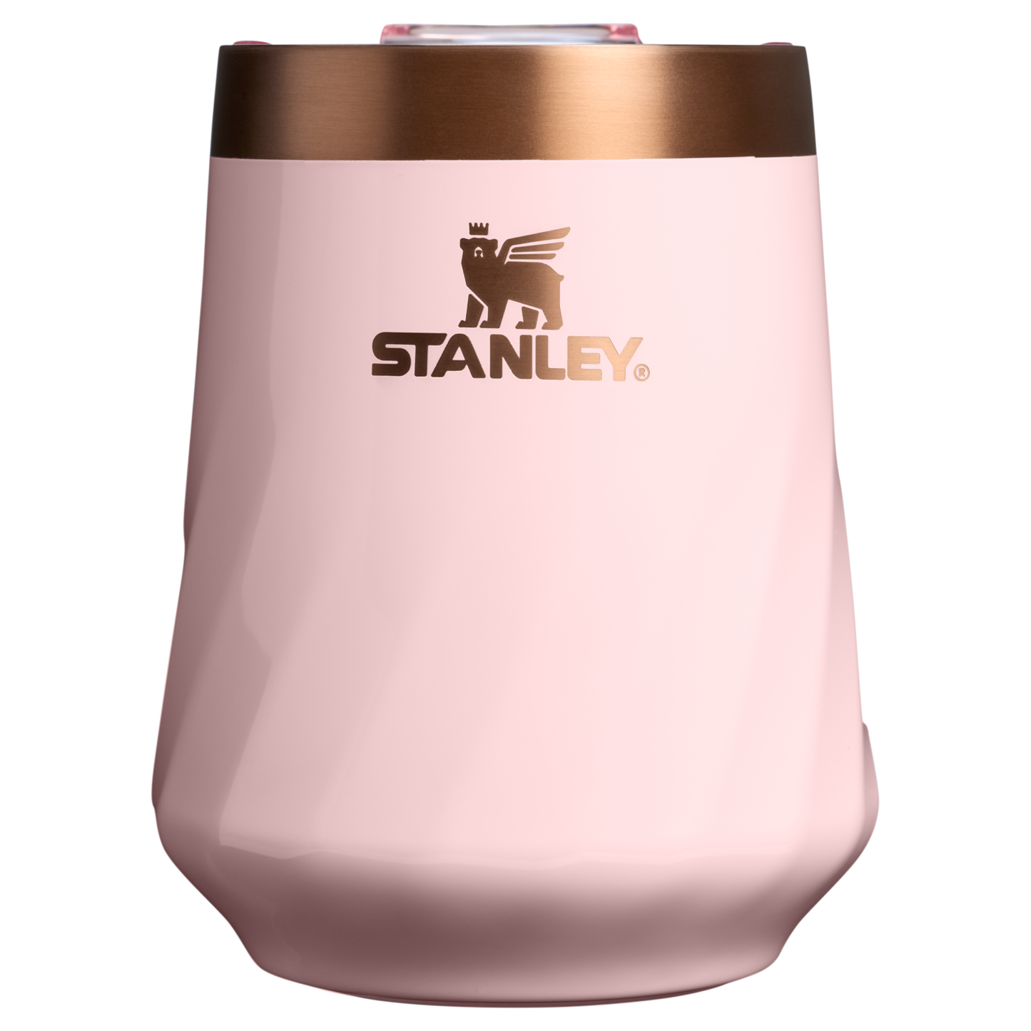 Flavor-Preserving The Valentine’s Day Textured Reserve Wine Tumbler D233K - Shatterproof Flavor-Preserving Cocktail Tumbler with Lid - Pink Velvet Gloss