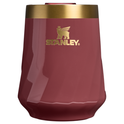 Flavor-Preserving The Valentine’s Day Textured Reserve Wine Tumbler D233K - Shatterproof Flavor-Preserving Cocktail Tumbler with Lid - Red Velvet Gloss