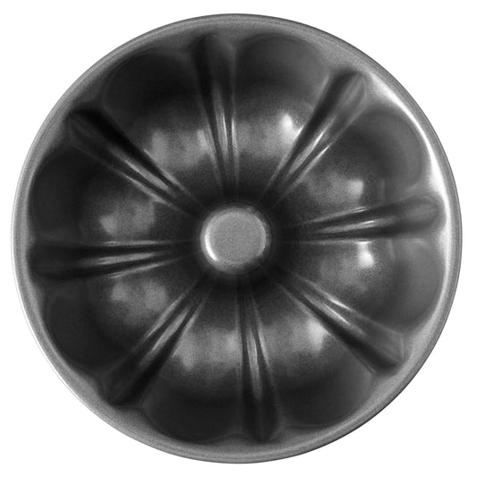 Multi-Functional Everyday Non-Stick Bundt Cake Pan 6" Fluted Tube Baking Pan, Packaging May Vary - Premium Stainless Steel Garlic Presser & Peeler - Default Title
