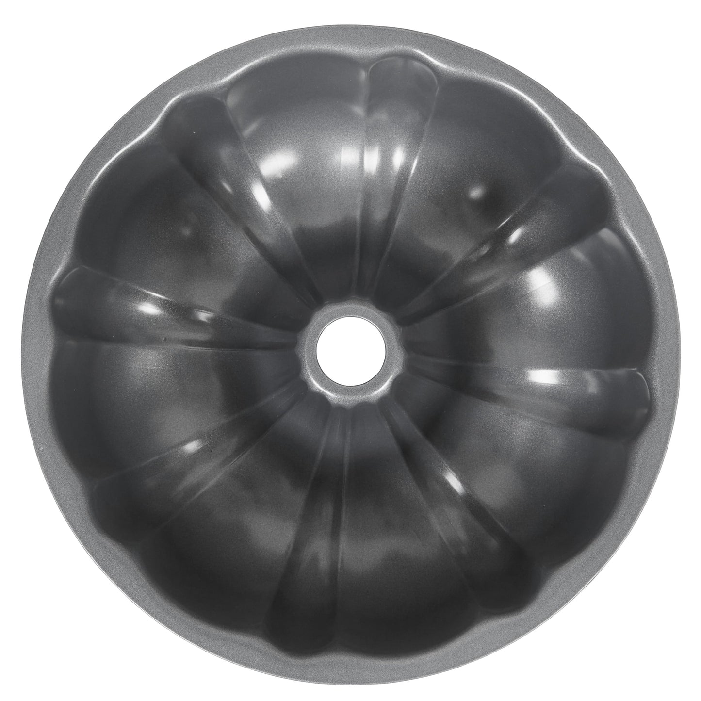 Innovative Everyday Non-Stick Bundt Cake Pan 9.51" Fluted Tube Baking Pan, Packaging May Vary - Premium Stainless Steel Garlic Presser & Peeler - Default Title