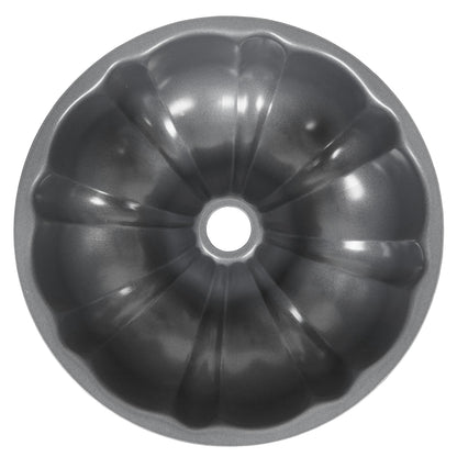 Innovative Everyday Non-Stick Bundt Cake Pan 9.51" Fluted Tube Baking Pan, Packaging May Vary - Premium Stainless Steel Garlic Presser & Peeler - Default Title